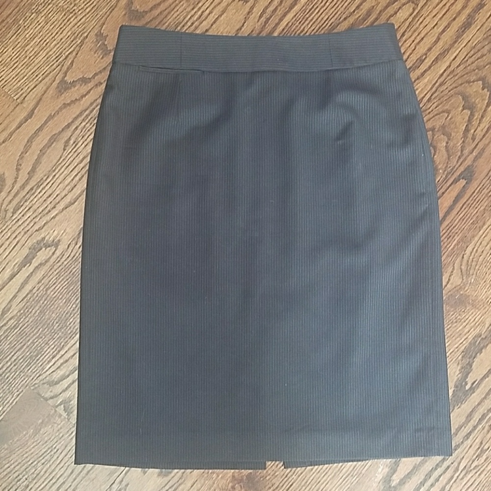 J. Crew pinstripe skirt